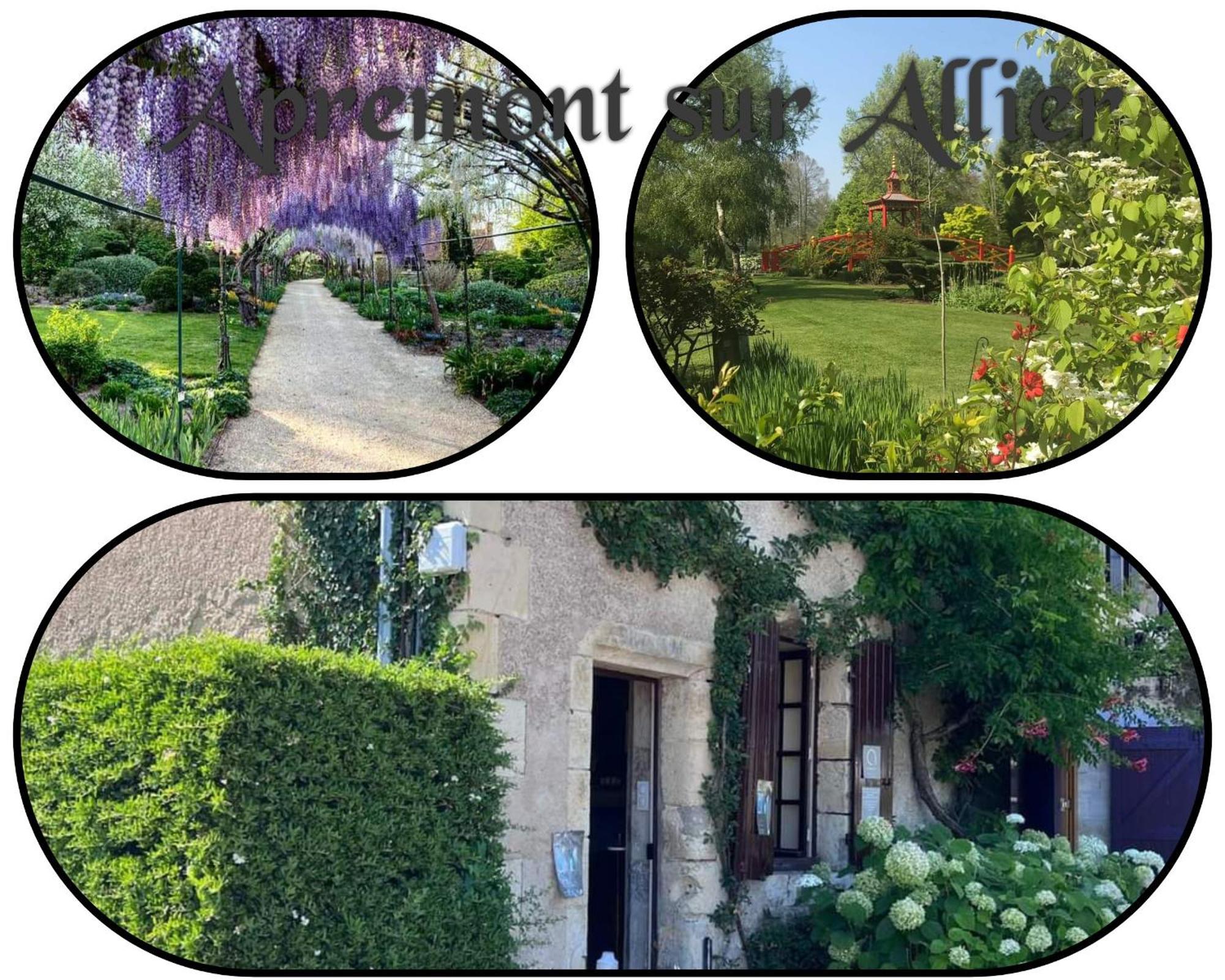 Maison de village en bord de rivière Narcy Esterno foto